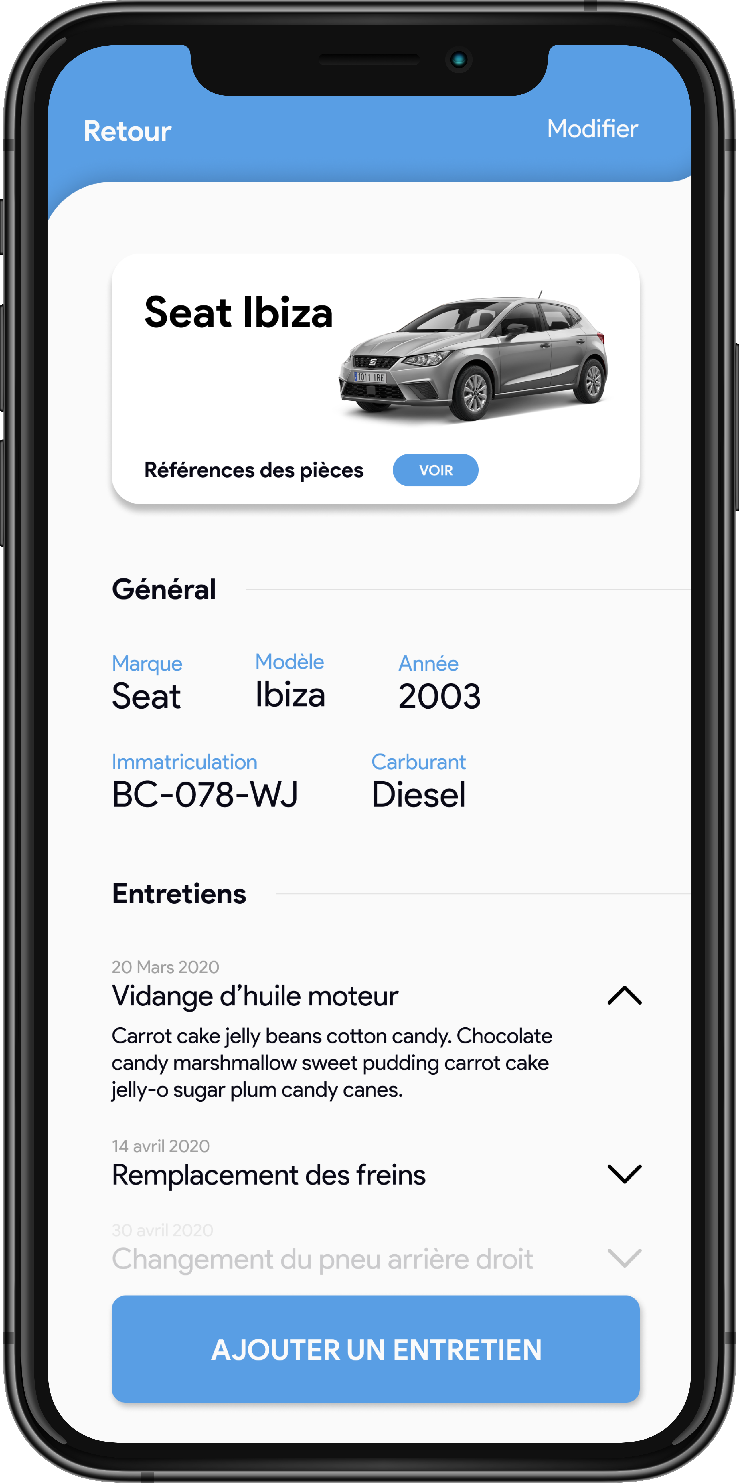 Mockup application details
